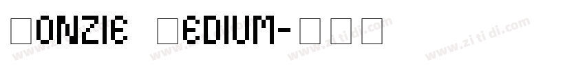 Fonzie Medium字体转换